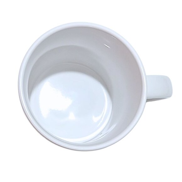 Peanuts Snoopy Coffee Mug Let It Snow Ceramic Cup White Blue Winter Snowflake - Picture 4 of 6